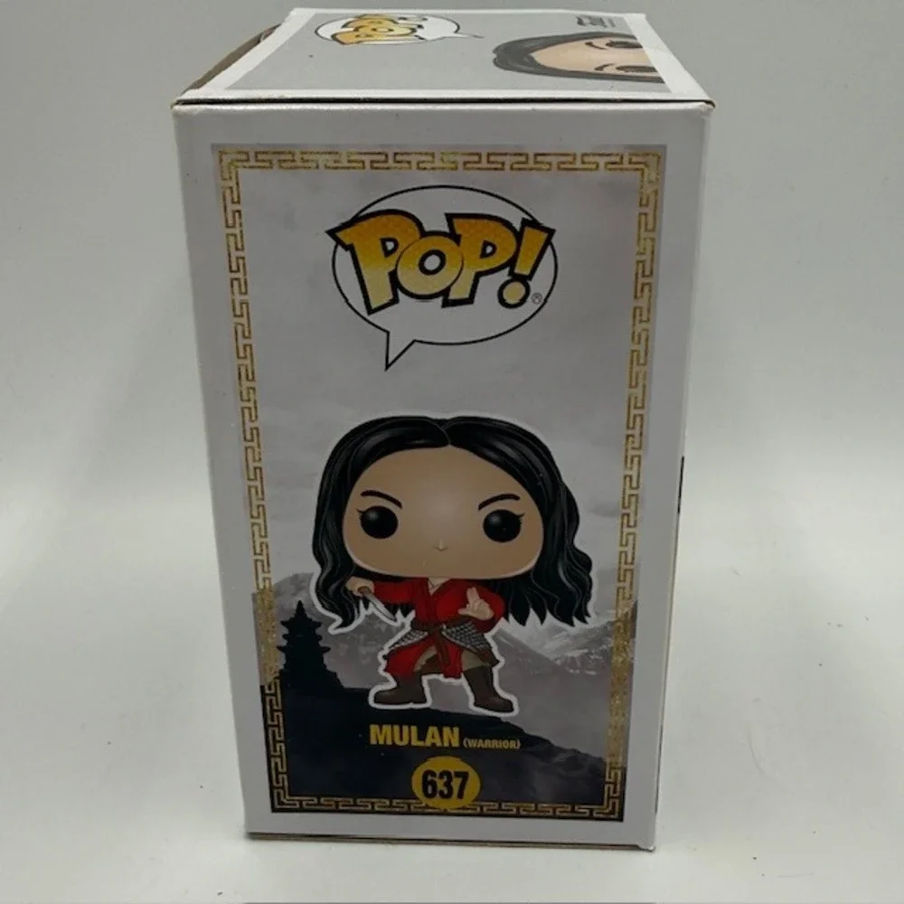 Funko Pop Disney Mulan Warrior 637 Vinyl Figure‎ Red Outfit Live Action Movie